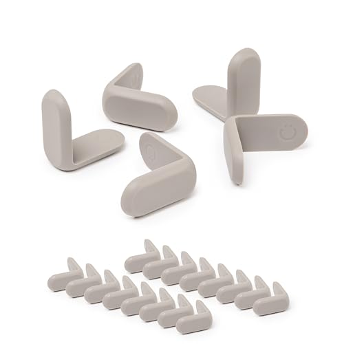 Ubbi Corner Protectors, Furniture Corner Guards for Baby and Toddlers, Baby Proof Covers, Baby Safety, Taupe, 16 Piece Set - size: One Size, style: Taupe Corner Protectors