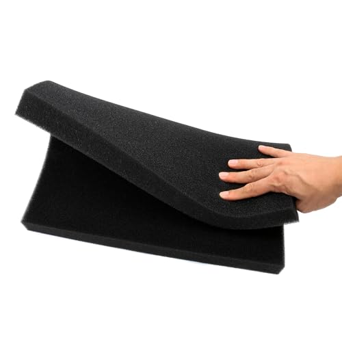 Aquarium Filter Bio Sponge Pad, Foam Sponges Filter Media, Cut fit it Filter Accessories for Fish Tanks and Ponds (18"x18"x1.6" (50PPI) 1 Pack) - size: 18"x18"x1.6" (50PPI) 1 PACK