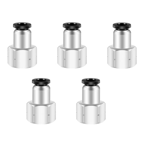 3/8 Female Npt Air Fittings Push to Connect Fittings,CEKER PC 5/16 Od x 3/8" Female NPT Air Lines Fittings Thread Pneumatic Fitting 5/16 Tubing Fitting Push in Connector Quick Connect 5Packs - size: 5/16" OD X 3/8" FNPT