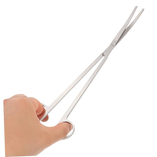 ibasenice 3-Piece Aquarium Plant Tool Kit Stainless Steel Trimming Scissors Tweezers Rake for Aquascaping for Fish Tanks and Aquatic Plant Maintenance