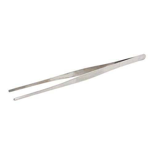 Utoolmart Aquarium Plant Tweezer, Stainless Steel Straight Tweezer, Aquarium Tweezers Extra Long 30cm, for Fish Tank Plant Aquascape Tools, Feeding Tongs, 5 Pcs - color: 5pcs, size: 30cm Straight