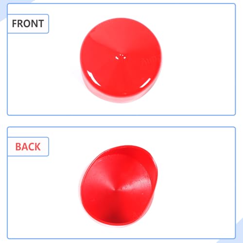 Aunginsy Capless Gas Cap Dirt, Water & Dust Cover Capless Gas Cap Fuel Filler Cover Compatible with Ford Maverick 2022-2024 Cap & Shield Capless Gas Cap Fuel Filler Nozzle Cover Protection Accessories - color: Red