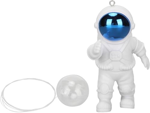 1 Pack Blue-White Floating Aquarium Decorations - Cute Astronaut Figurines for Fish Tanks, Safe Resin Underwater Ornaments for Freshwater/Saltwater, Home/ Office Aquascaping Fish Tank Accessories