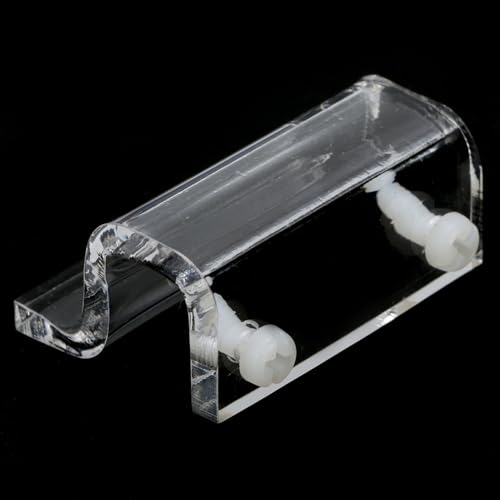 4Pcs Transparent Acrylic Glass Cover Holder Clamps – for Aquarium Fish Tank 6-12mm Thickness, Bracket Support for Lamp Frame & Filter Equipment