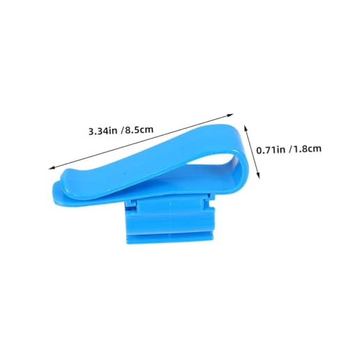 SUPVOX 8pcs Plastic Clamps for Aquarium Hose Fixing Hose Clamp for Aquarium Tank - color: Blue