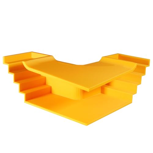 Aquarium Undergravel Fish Tunnel Cave, Orange, Plastic/Resin, Modern, 3DP, Fish Tunnel - color: Orange, style: Style 1