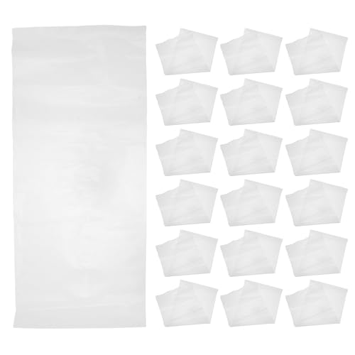 50PCS Fish Transport Bags: PE Plastic Leak-Proof Shipping Bags For Live Fish, 4.3 Mil Extra Thickness, 13.8"X6", Flat Seal, Transporting Shipping Containers