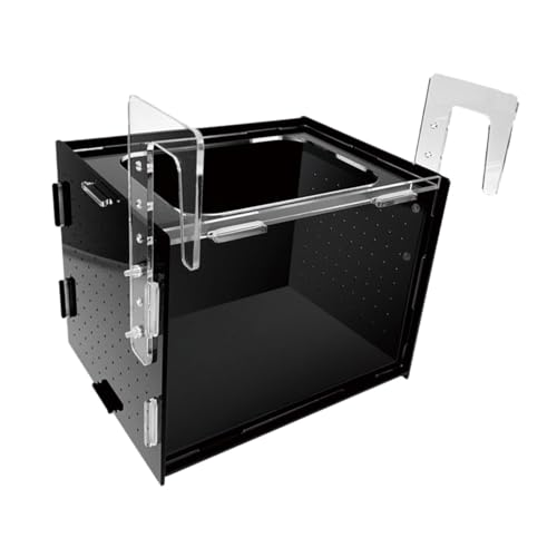 Fish Breeder Box Isolation Box Transparent Separator Easy Installation Hatchery Incubator for Baby Fish Betta Guppy, 15x15x15cm - size: 15x15x15cm