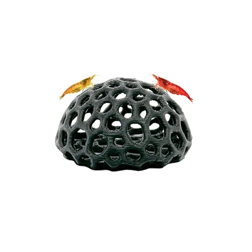 Shrimp Dome Hide - Aquarium Cherry Shrimp Hide - CTWPets Cherry Shimpe Hide (Black) - color: Black
