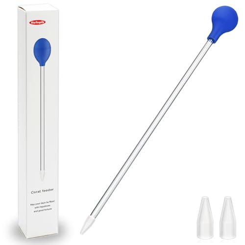 18.5 in Long Pipette for Fish Tank Coral Food Feeder Long Syringe Aquarium Coral Feeding Tube for Marine Fish Reef Aquatic Plant Spider Snake Lizard - color: 1 Pc Feeder