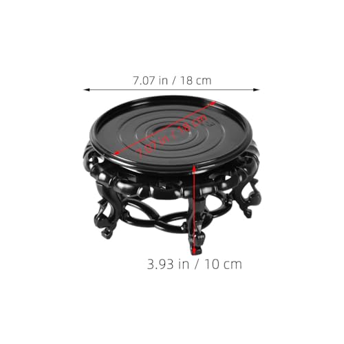 Resin Fish Bowl Stand 8.85X8.85X3.93In High Leg Plant Holder for Fish Tank Goldfish Aquarium and Small Potted Plants Display