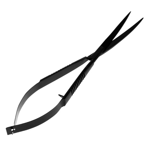 BESPORTBLE Aquatic Plant Scissors for Easy Trimming Spring-Action Tool for Aquarium Maintenance and Aquascaping for Underwater Plant Care