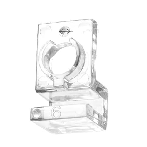Sturdy Aquarium Cover Clip Holder Set of 10 Fish Tanks Lid Holder Stand Easy Install Acrylic Clamp Clips Aquarium Lid for Fishtanks - color: Suitable for 6mm