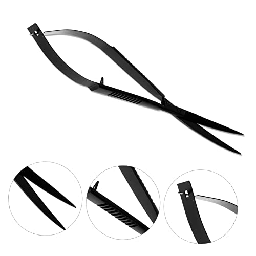 BESPORTBLE Aquatic Plant Scissors for Easy Trimming Spring-Action Tool for Aquarium Maintenance and Aquascaping for Underwater Plant Care