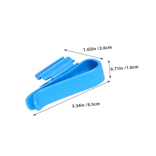 BESPORTBLE 8pcs Adjustable Water Pipe Clips Fish Tank Hose Clamps for Easy Installation - color: Blue