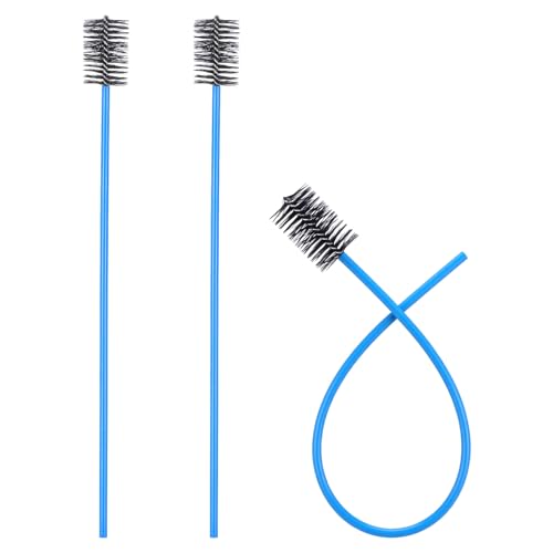 3 Pcs AC Drain Line Cleaner, Pipe Cleaners Condensate Pump Brush HVAC Condensate Drain Trap Clog Remover Filter Trap Flexible Long Pipe Unclog for Kitchen Sink Toilet Sewer Drains