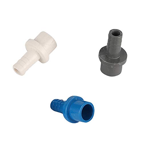 PVC Pipe Fitting Furniture Grade 20 To 12mm PVC Connector Garden Irrigation Hose Adapter Water Pipe Soft Hose Joint Aquarium Tank Fountain Adapter (Color : Grey)