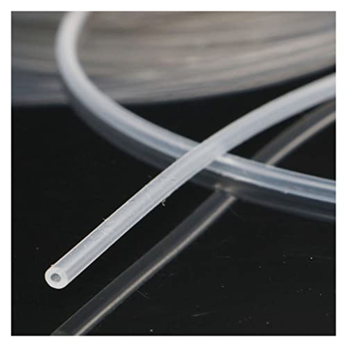 5m Silicone Capillary Tube, 0.5mm 0.8mm 1mm 2mm Food Grade Hose Silicone Rubber Tube, 10m Long Thin Tube Protection Sleeve, 1pcs (Color : 0.5 x 2mm) - color: 0.5 X 2mm