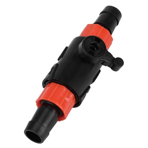 16/22mm Aquarium Flow Control Valve 90-Degree Water Regulation Quick Release Handle for Fish Tank Filter Hose(S 12/16mm) - size: S 12/16mm