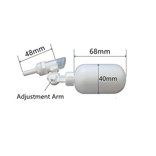 MATTOX 1/4 inch Automatic Plastic Adjustable Float Valve for Aquarium Water purifiers Reverse Osmosis System,5 metres RO tubing Quick Push Connect Fittings(Blue)