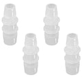 1/2" to 5/16" Hose Barb Reducer Pipe Fittings Adapter, Plastic Joint connector Splicer Mender for Aquarium Household Transport Fuel Gas Liquid Air (Pack of 4) - size: 1/2"-5/16"