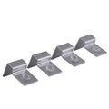 Fdit Pack of 4 Stainless Steel Aquarium Fish Glass Cover Clip Support Holder for Protecting(8mm)