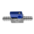 Stainless Steel 5/8" Mini Ball Valve Shut Off Valve 5/8" Hose Barb - size: 5/8" Hose Barb, style: Pack of 1