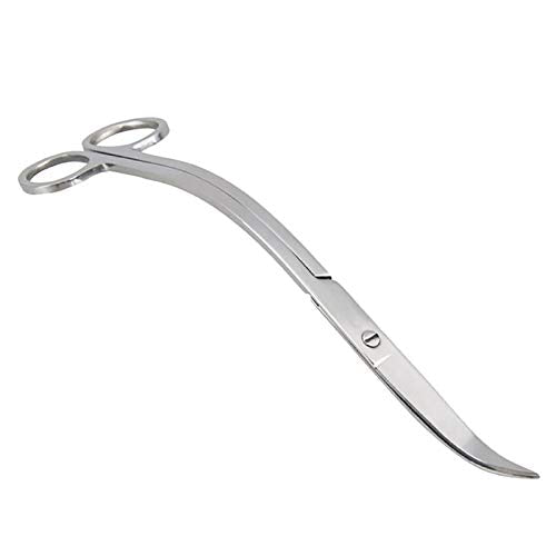 RLECS Aquarium Stainless Steel Water Grass Scissors 9.8" Sand Leveler Aquatic Plant Tongs Scissors Fish Tank Landscaping Tools