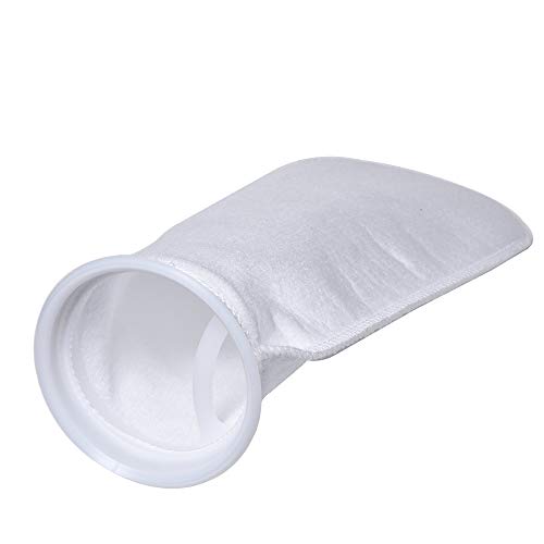 ALEGI Aquarium Filter Socks 4 inch by 14 Inch Long, 200 Micron - 4 Inch Ring Aquarium Felt Filter Bags (4 by 14 Inch - 6Pack) - size: 4 by 14 Inch - 6Pack