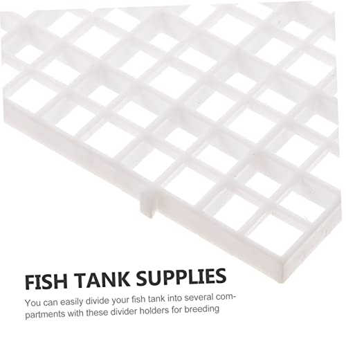 1set Fish Tank Divider Grid Panel Aquarium Isolation Board for Fish Includes Cable Ties Clips Easy to Install