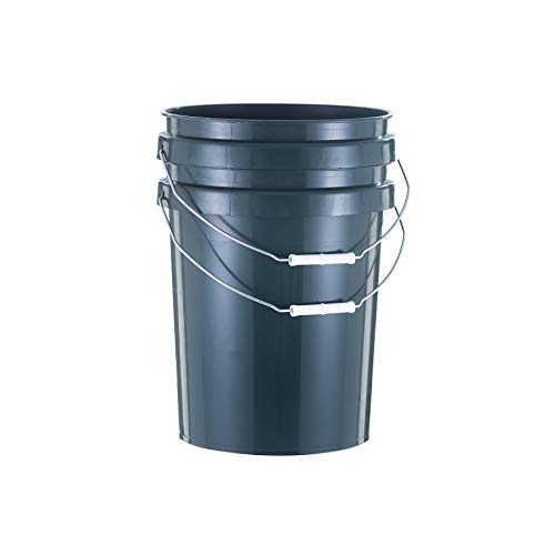 United Solution ECOSense 5 Gallon Bucket, Heavy Duty, Comfortable Handle, Perfect for on The Job, Home Projects, or Cleaning; Made from 90% Recycled Materials.100% Recyclable (Pack of 3) - color: Eco Green