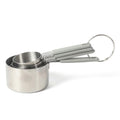 Calphalon Prime Measuring Cups, 4-Piece Stainless Steel Measuring Cup Set with Taupe Silicone Handles, Accurate Kitchen Measuring Tools for Dry & Liquid Ingredients - color: Taupe w/ Silicone (Prime - Measuring Cups), size: Measuring Cups (Set of 4)