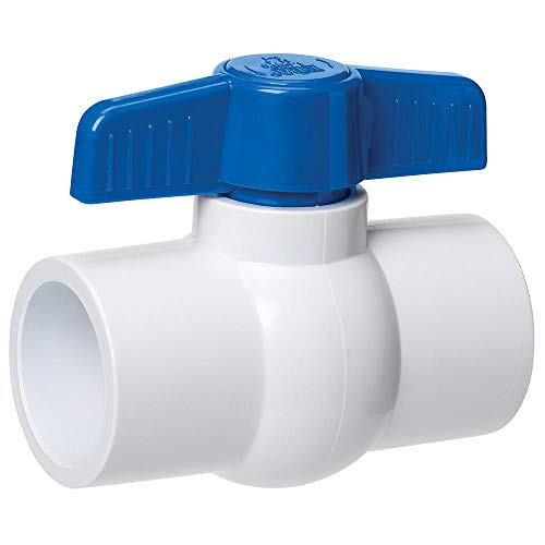 Homewerks VBVP40E4B PVC Ball Valve Fittings, 0.75-Inch, Blue - size: 0.75-Inch