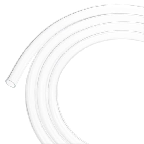 M METERXITY Clear Plastic Tubing, 0.47Inch(12mm) ID 0.59Inch(15mm) OD, 7ft(2m) Length PVC Tube Low Pressure Flexible Vinyl Tubing for Garden/Water Hose Airline Tube Aquarium - size: 0.47"×0.59"×7ft