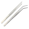 G.S Straight and Bend Stainless Steel Super Thick Tweezers Set,Pliers Aquarium Tool Fish Tank Aquatic Plants Forceps Clip