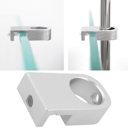The Lord of the Tools 2pcs Aluminum Alloy Pipe Holder Clamp Distance 13mm Aperture 18.5mm for Aquarium Inlet and Outlet Pipes, M