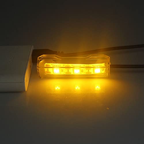 LED USB Small Aquarium Light Aquatic Plant Light Underwater Light Fish Tank Desktop Mini Decoration Soft LED Lamp with USB Connector(Yellow Light) - size: Yellow Light