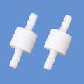 Quickun 5/16" One Way Inline Check Valve, Non Return Hose Barb, Ozone Resistance Plastic Valve for Fuel Oil Water Gas Pump Air, 2 Pcs - size: 5/16 Inch