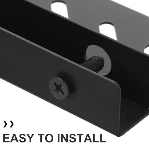 FRCOLOR Aquarium Tool Holder Organizer Rust-Proof Black Stainless Steel Rack for Fish Tank Tweezers Aquascaping Maintenance