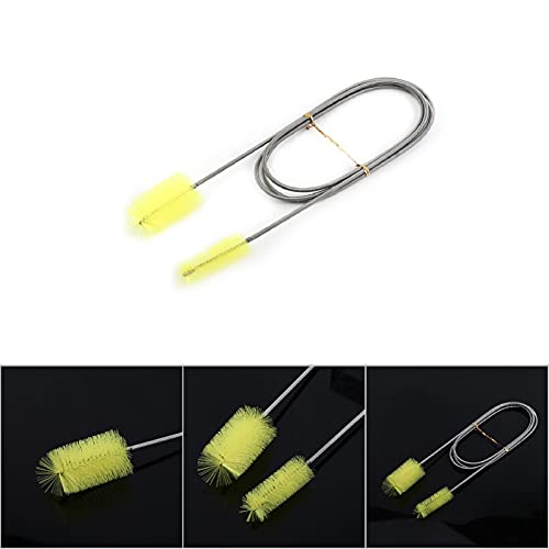 Aquarium Filter Cleaning Brush 61 Inch Long Flexible Nylon Fish Tank Tube Cleaner for Air Pump Pipe Accessories Debris Removal