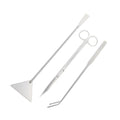 1 Set Stainless Aquarium Tool Set Multi Function Scissors Scraper Shovel for Precision Aquascaping Durable Resistant Stainless Steel for Delicate Water Plants