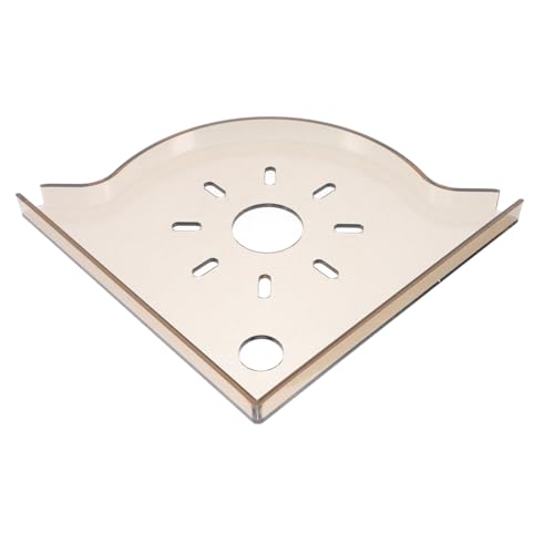 Totority Aquarium Corner Stand Fish Tank Storage Shelf Triangle Fish Tank Corner Rack Plant Holder for Small Spaces - color: Light Brown