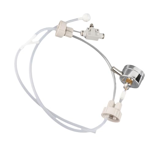 DIY CO2 Generator System Kit for Aquarium, White Professional Plant System with Tube Valve Gauge Bottle for Moss