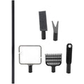 4 in 1 Portable Aquarium Cleaning Tool Kit Fish Tank Cleaning Set with Long Handle Fish Tank Cleaner Net, Shovel, Sponge, Plant Fork - Saltwater & Freshwater Fish Tank