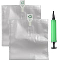 Miupoo Packaging Air Bags,Clear Plastic Inflatable Air Packaging Protector Bag with Free Pump Cushion,Air Cushion Blocking Packaging Bag,16x16Inchesx100Pieces - size: 16x16Inchesx100P
