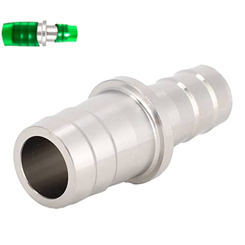 Aquarium Hose Adapter, Stainless Steel Fish Water Pipe Adapter Converter Aquarium Tubing Pipe Connector Hose Joint Fittings(12mm to 16mm)