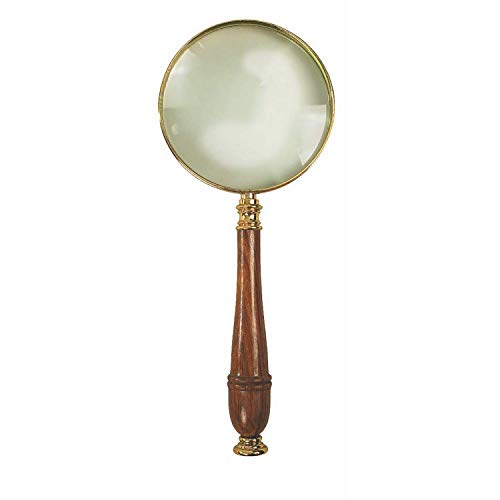 Authentic Models AC099 Magnifying Glass - style: Brown Wood
