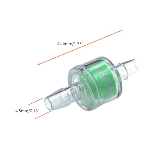 Aquarium Fishtank Check Pipe Joint Connector, Way Non Return Air Bubbler Check, Fit for 3/16 Inch Airline Tubing, Fish Tank Accessories