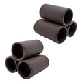 M2cbridge Ceramic Shrimp Dome Hide Shelters Swim Holes Shrimp Habitat Breeding Tube (2PCS Purple Pipe) - color: 2pcs Purple Pipe