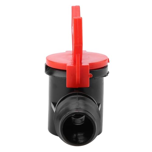 3/4" Plastic Line Hose Barbed Ball Valve Shut-Off Switch With Hose Barb Water Flow Control Connector for Aquarium Garden Micro Irrigation(1/4'') - size: 1/4''